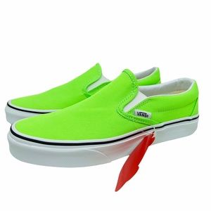 Van's Classic Slip On Neon Green Gecko